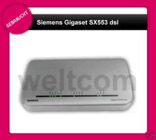 Siemens Gigaset SX553 dsl SX 553 Router Modem VoIP