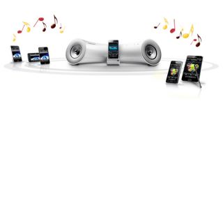 Samsung DA E550 Dual Docking Audio System iPod iPhone Galaxy S3