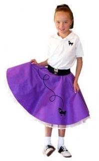 pc Girls 50s POODLE SKIRT outfit 4 6 Sm CHILD Choose