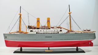 Holz Schiffsmodell Stavangerfjord, 100CM Modellschiff