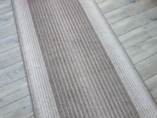 Moderner Teppich Läufer CAPITOL beige  braun 80x570 cm