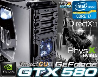 Gamer PC Intel I7 2600@ 4x4.200 Mhz Nvidia GTX 580 1536