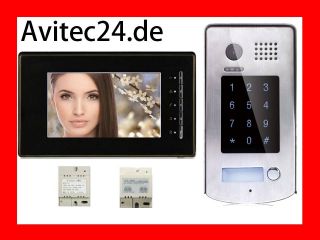 Zutrittskontrolle Fingerprint Video Sprechanlage