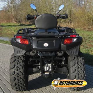 HUNTER 600 EFI 4x4 QUAD V2 MOTOR ATV SCHWARZ STRASSENZULASSUNG