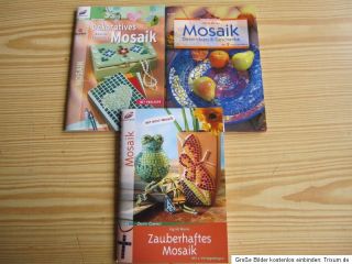 Bücher Mosaik Zauberhafte Dekorations Ideen mit Vorlagen NEU