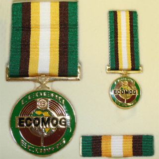 ECOWAS / ECOMOG Op Liberty Boxed Set, Medal