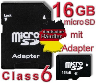 16 GB micro SD Speicherkarte Memoryzone SDHC