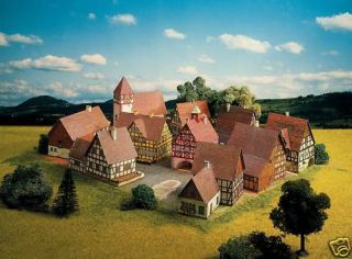 Dorf mit Fachwerkhäusern ~ Schreiber Bogen 615 ~ 1160 (N) *