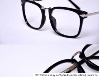 top Shop für Brille Mode Brillenfassung Vintage Nerd ohne Stärke