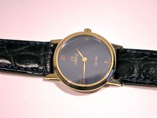 Omega De Ville Damen Armbanduhr 750 er Gelbgold