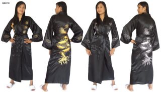 japanischer kimono morgenmantel hausmantel japan satin