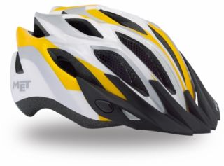 MET Crossover MTB / Road Helm Yellow Systemsteuerung Universal Fit 52
