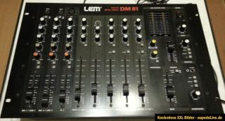 Lem DM 81 Discomixer DJ Mischpult TOLL