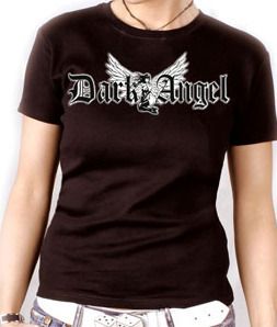 Girly T Shirt Ed Gothic Punk Emo 666 Dark Angel S XXL
