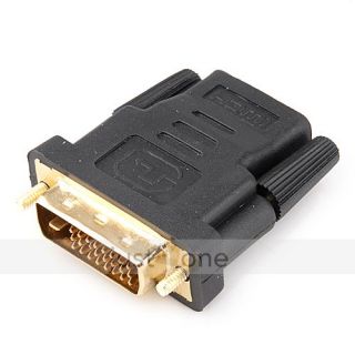 DVI D 24+1 Stecker / 19 HDMI Buchse Adapter Konverter