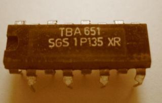 SGS TBA 651 Tuner & IF Amplifier for AM Radio