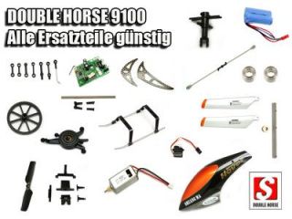 DOUBLE HORSE 9100 ALLE ERSATZTEILE HOVER SHUANG MA RC HELIKOPTER NEU