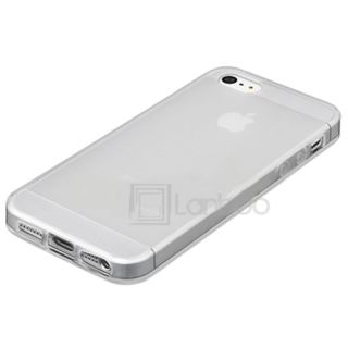 Apple iPhone 5 Handy Silikon Klar Transparent TPU Tasche Hülle Cover