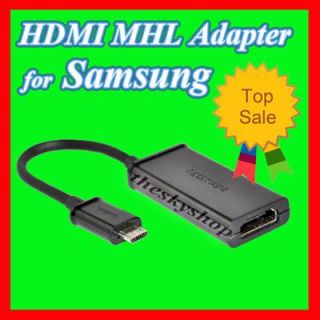 Micro USB MHL to HDMI Cable Adapter HDTV For Samsung Galaxy S2 i9100