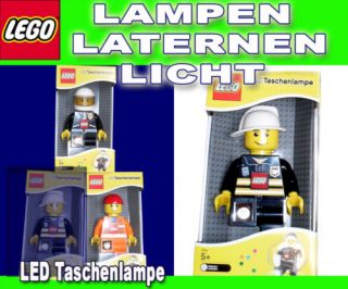 NEU LEGO CITY Taschenlampe goße Figur * Feuerwehrmann *