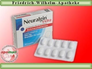 NEURALGIN EXTRA   684mg Ibuprofen DL Lysinat 20 Tabl.