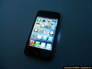 Apple iPhone 4 16 GB   Schwarz (Ohne Simlock) Smartphone