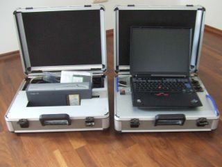 Einuhr Plattendruckgerät Strassentest 701 mit Laptop