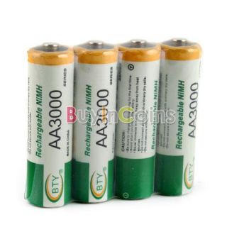 BTY Ni MH AA 3000mAh 1.2V Rechargeable Battery #2