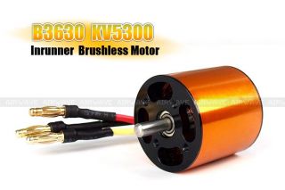 Inrunner Brushless B3630 KV5300 Motor for RC car Boat 5mm shaft 695W