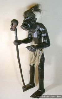 Schutzgeist 80cm Figur Afrika Voodoo Mann Holz Figuren