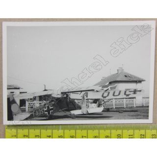 , Schulflugzeug, Doppeldecker, Kennung, Balkenkreuz, 2.WK /699