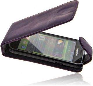 Flip Case lila für Samsung Galaxy S Plus i9001 Tasche Etui Schutz