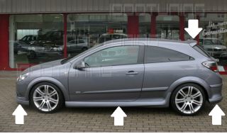 Opel Astra H GTC Bodykit OPC Line Look Frontspoiler Seitenschweller