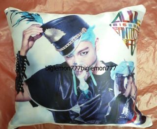 TOP ~ BIG BANG BigBang Photo Cushion Pillow Cover /Pillowcase Satin Q2