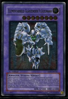 Yu Gi Oh Karte Elementarheld Glänzender Flügelmann Ultimate Rare