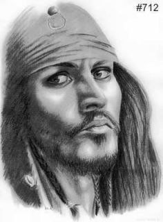 Johnny Depp aus Fluch der Karibik II *Zeichnung #712