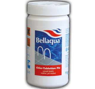 Chlor Tabletten 20g Fix 1Kg Bellaqua Wasser Desinfektion 700