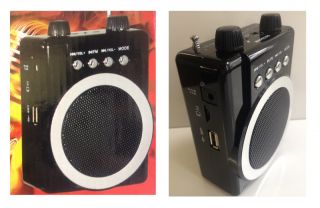 ORCOM Fullbox Portabler Lautsprecher Akku  Player mit Radio Karaoke