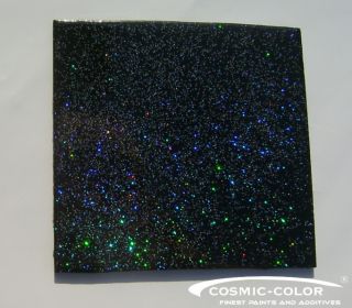 Lieferumfang 100g Glimmer Flakes Holographic Big Black Edition