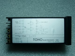 Toho Temperaturregler TTM 104 1 RN