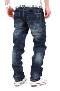 modell m 727 farbe blau material 100 % baumwolle herren jeans in blau