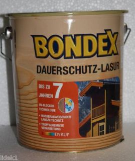 BONDEX DAUER HOLZSCHUTZ LASUR 2,5 Liter 7 Jahre