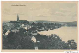 alte AK BERLINCHEN Neumark Panorama 1925 Provinz Brandenburg Preußen