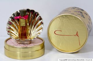 COTY LAIMANT seltener Vintage Parfum Flakon mit Box und Muschel