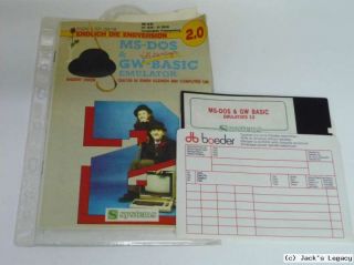 MS DOS GW Basic Emulator Commodore 64 128 Disk C64 C 64 C128