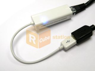 REAL USB 2.0 to Lan 10/100 Ethernet Adapter Cable AX88772A for MAC OS