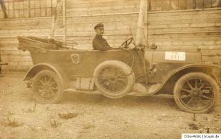 AK WK 1 Geländewagen mit Kennung VIII 771, blanco, ca.1916