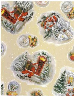 Wachstuch Tischdecke abwaschbar eckig oval Weihnachten Schneekugel