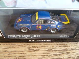 MINICHAMPS * PORSCHE 911 CARRERA RSR * TRANS AM 1974 * OVP * 143
