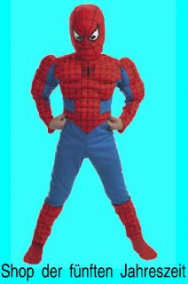 Spiderman blau rot mit Muskeln Original Marvel Kostüm